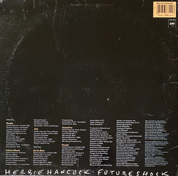 Herbie Hancock : Future Shock (LP, Album, Car)