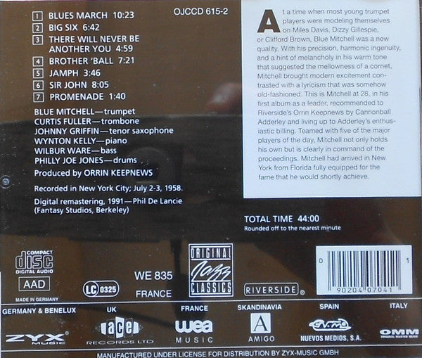 Blue Mitchell : Big 6 (CD, Album, RM)