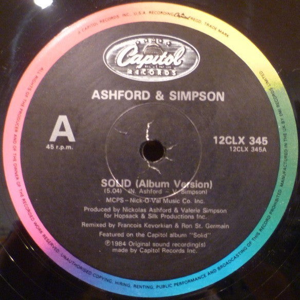 Ashford & Simpson : Solid (Album Version) (12")