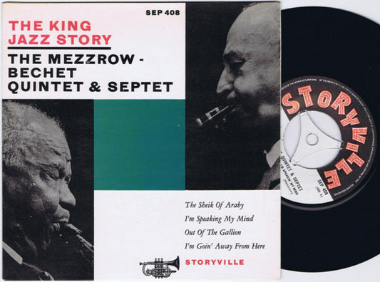 The Mezzrow-Bechet Septet, The Mezzrow-Bechet Quintet : The King Jazz Story (7", EP)