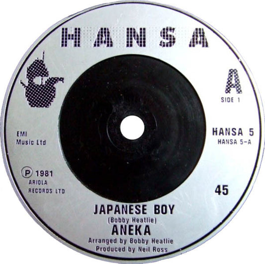 Aneka : Japanese Boy (7", Single, Sil)