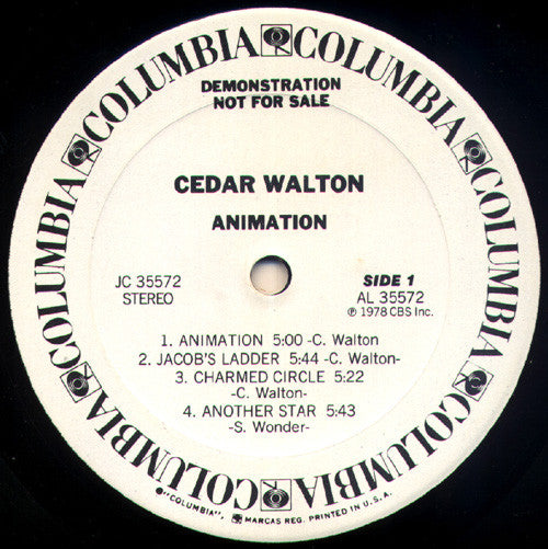 Cedar Walton : Animation (LP, Album, Promo)