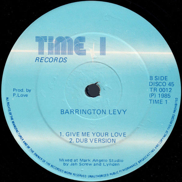 Barrington Levy : Real Thing (12")
