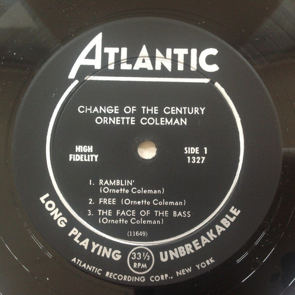 Ornette Coleman : Change Of The Century (LP, Album, Mono)