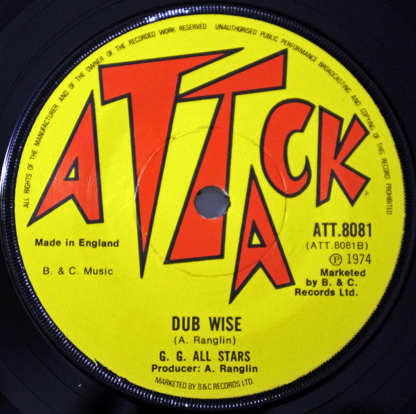 Gregory Isaacs / G.G. Allstars : Don't Go / Dub Wise (7", Single)