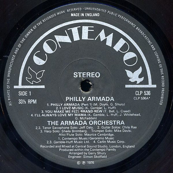 The Armada Orchestra : Philly Armada (LP, Album)