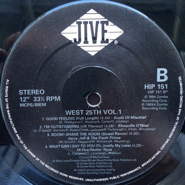 Various : Jive West 25th Vol.1 (2xLP, Comp)