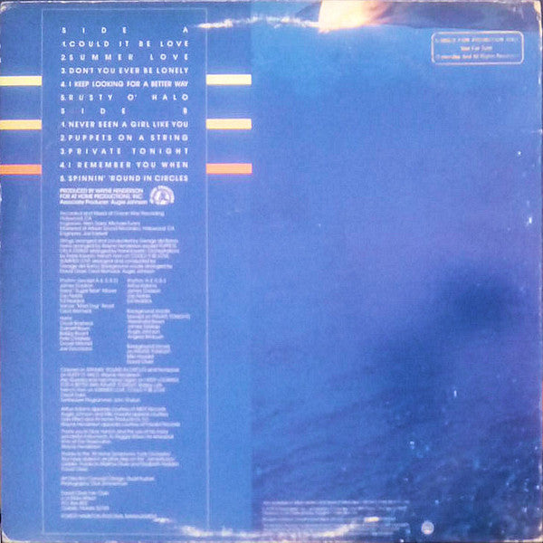 David Oliver (3) : Rain Fire (LP, Album, 72 )
