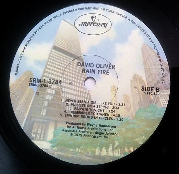 David Oliver (3) : Rain Fire (LP, Album, 72 )