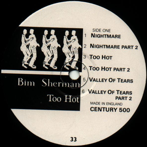 Bim Sherman : Too Hot (LP, Album)