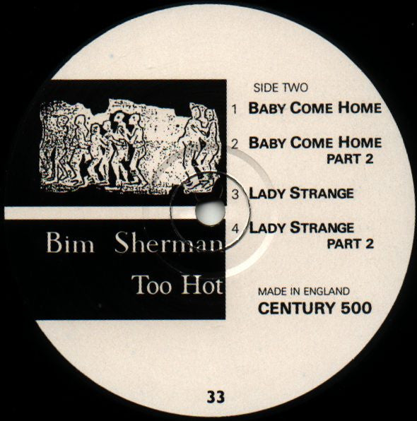 Bim Sherman : Too Hot (LP, Album)