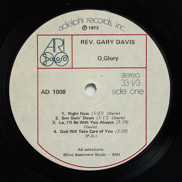 Rev. Gary Davis : O, Glory (LP, Album)