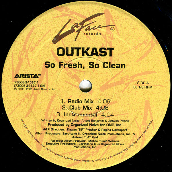 OutKast : So Fresh, So Clean / Gangsta Sh*t (12")