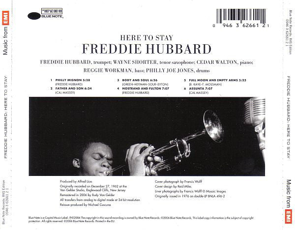 Freddie Hubbard : Here To Stay (CD, Album, RE, RM)