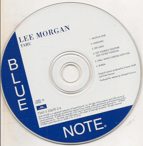 Lee Morgan : Taru (CD, Album, Ltd, RE, RM)