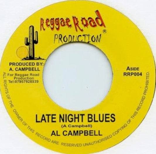 Al Campbell : Late Night Blues (7")
