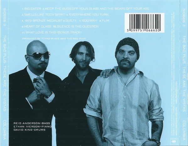 The Bad Plus : These Are The Vistas (CD, Album, S/Edition)