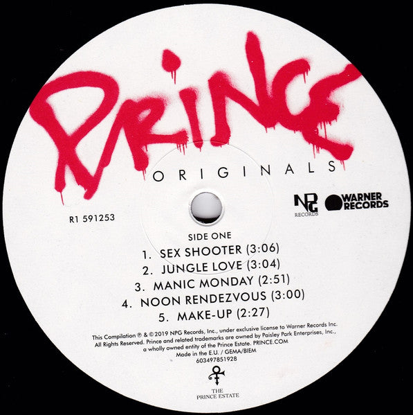 Prince : Originals (2xLP, Album, RE, RP, 180)