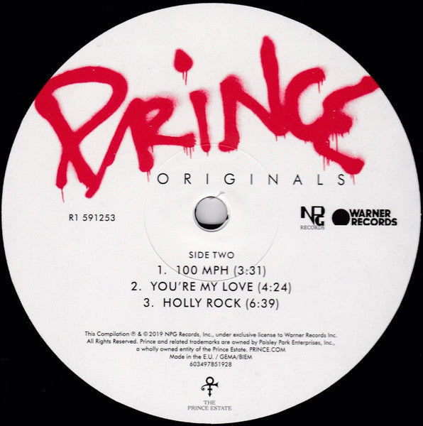 Prince : Originals (2xLP, Album, RE, RP, 180)