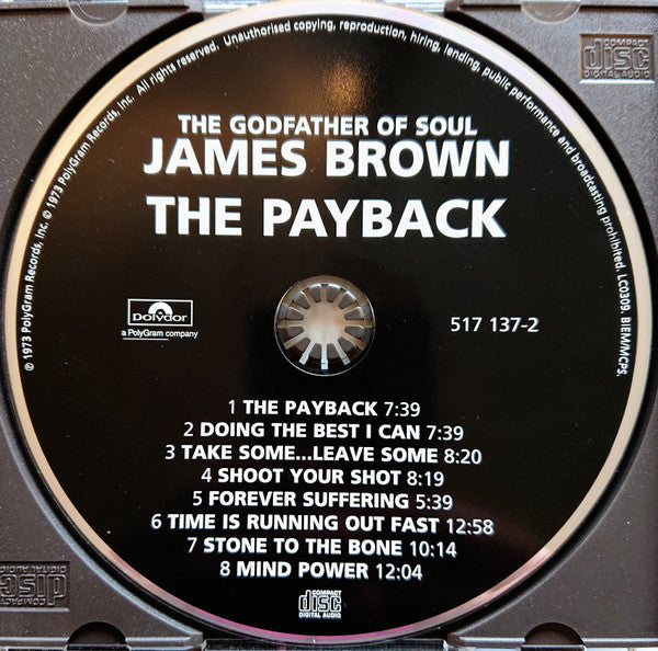 James Brown : The Payback (CD, Album, Mono, RE, RM)