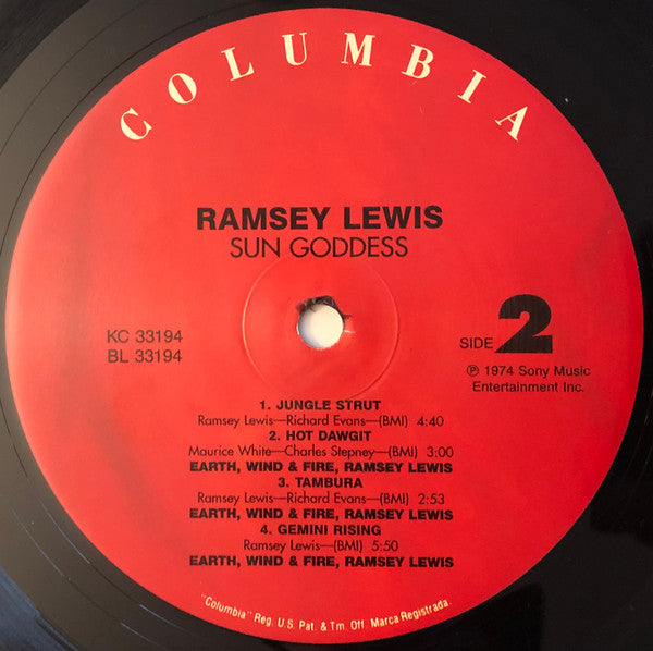 Ramsey Lewis : Sun Goddess (LP, Album, RE)