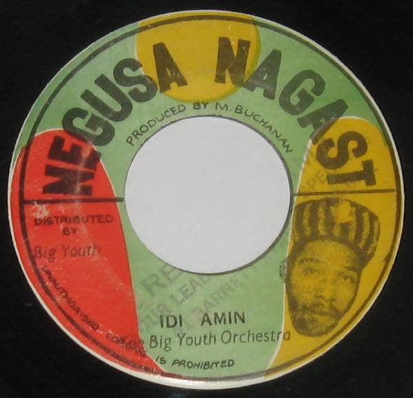 Big Youth / Big Youth Orchestra : Ten Against One / Idi Amin (7")