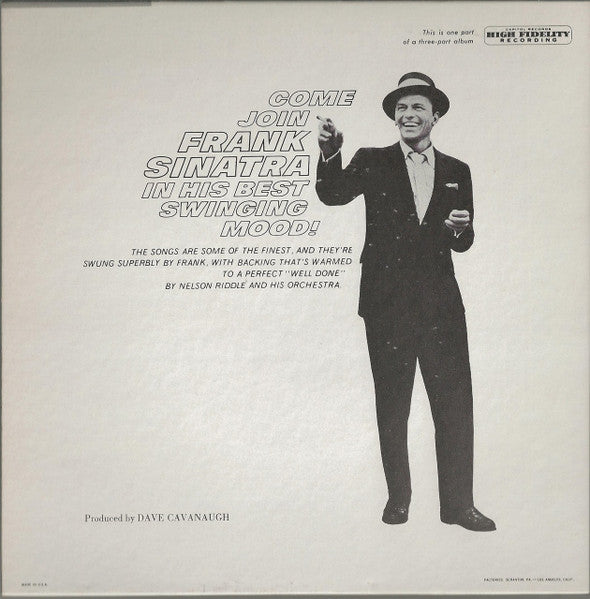 Frank Sinatra : Sinatra's Swingin' Session, Part 3 (7", EP)