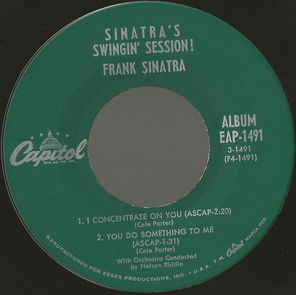 Frank Sinatra : Sinatra's Swingin' Session, Part 3 (7", EP)