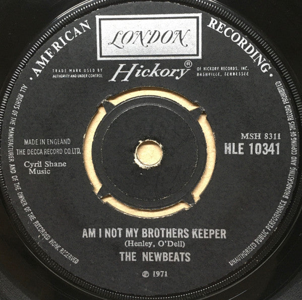 The Newbeats : Run, Baby, Run (Back Into My Arms) (7", Single)