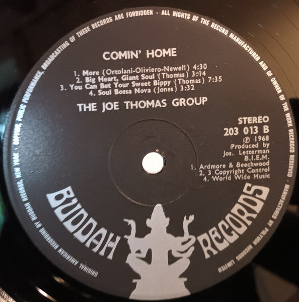 The Joe Thomas Group : Comin' Home (LP, Album)