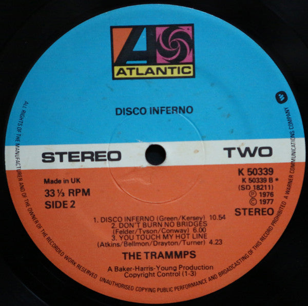 The Trammps : Disco Inferno (LP, Album)