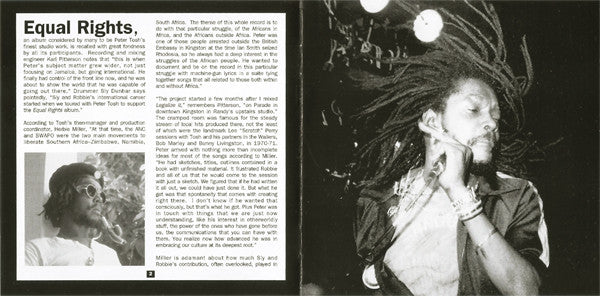 Peter Tosh : Equal Rights (CD, Album, RE, RM)