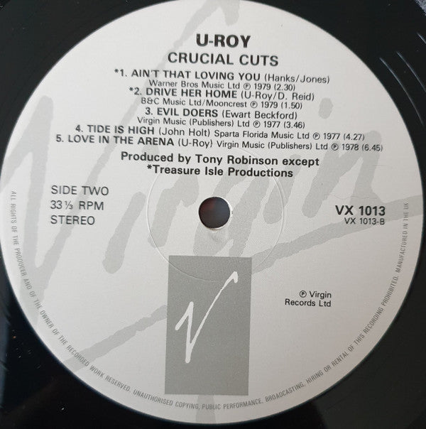 U-Roy : Crucial Cuts (LP, Comp, RE)