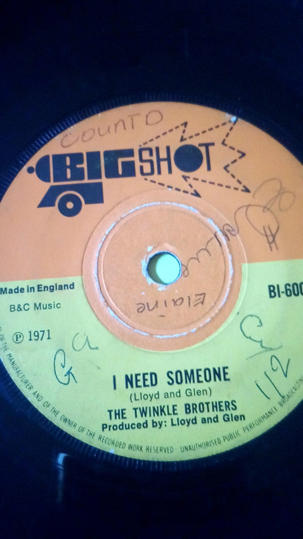 Twinkle Brothers / The Ethiopians : It's Not Who You Know / I Need Someone (7", Single)