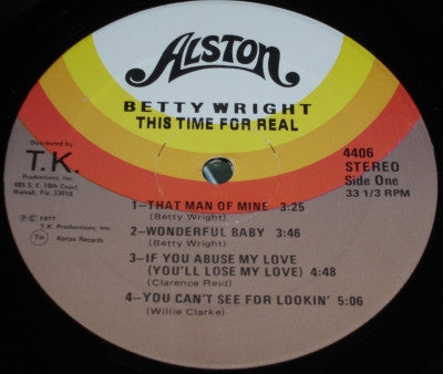 Betty Wright : This Time For Real (LP, Album)
