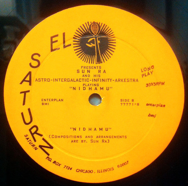 The Sun Ra Arkestra : Nidhamu (Live In Egypt Vol. II) (LP, Album, RP)