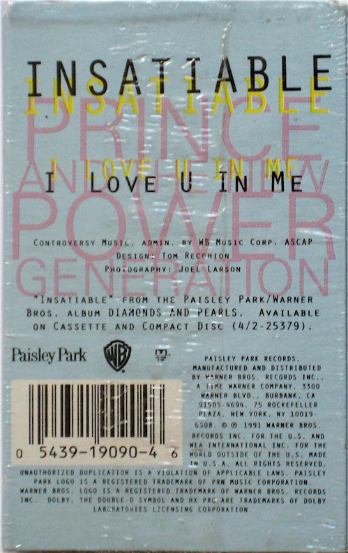 Prince And The New Power Generation : Insatiable (Cass, Single, SR)