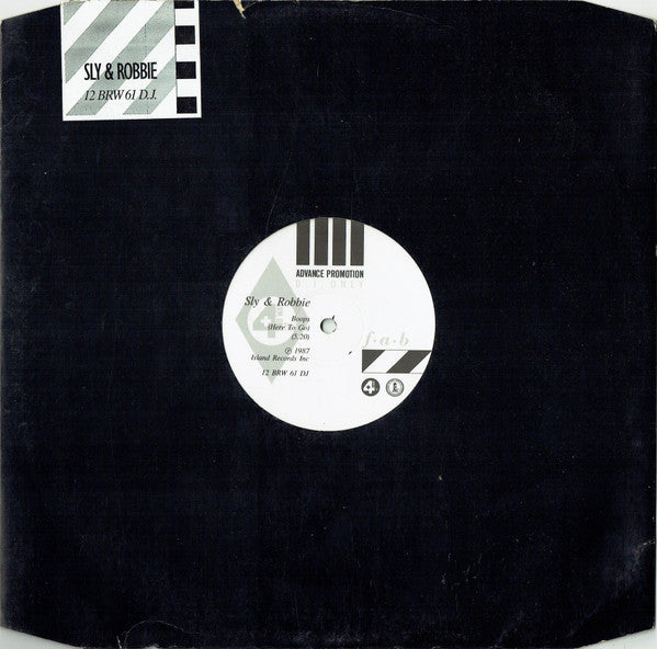 Sly & Robbie : Boops (Here To Go) (12", Promo)