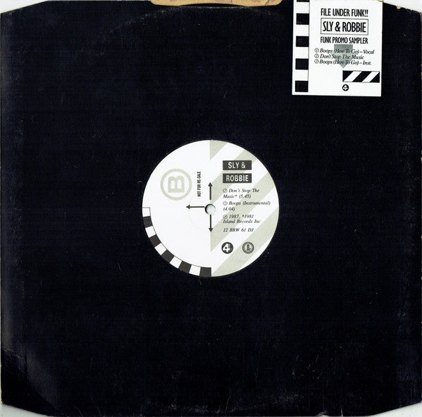 Sly & Robbie : Boops (Here To Go) (12", Promo)