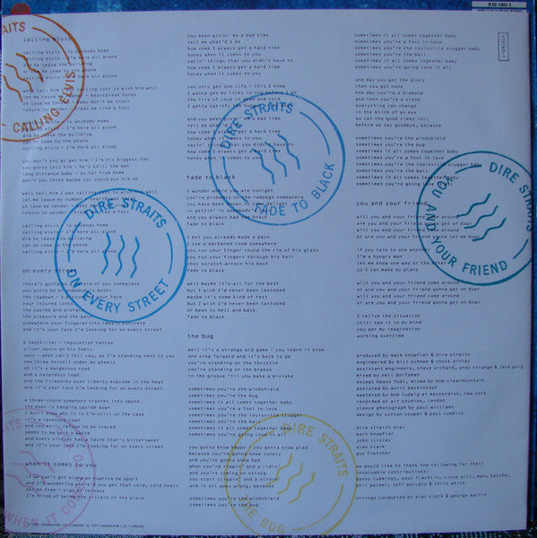 Dire Straits : On Every Street (LP, Album)