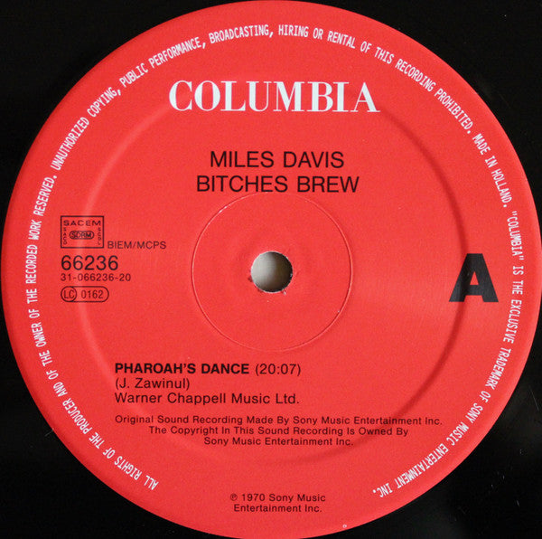 Miles Davis : Bitches Brew (2xLP, Album, RE)