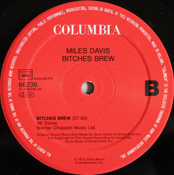 Miles Davis : Bitches Brew (2xLP, Album, RE)