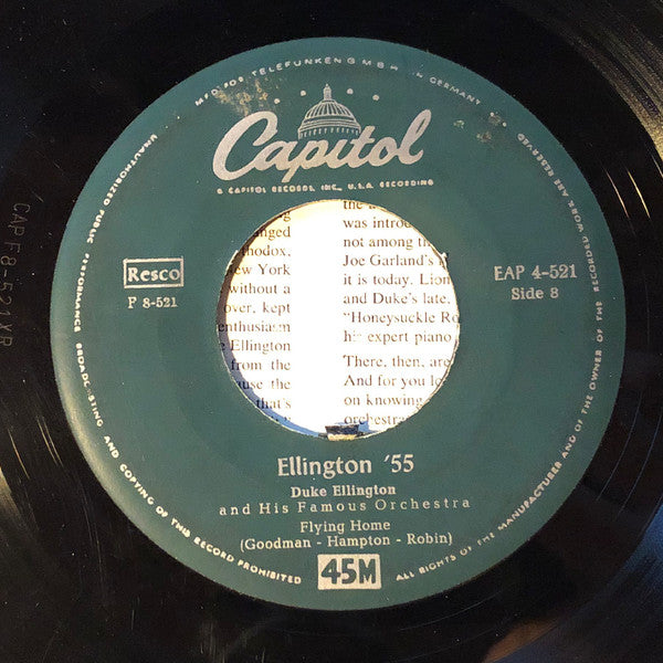 Duke Ellington And His Orchestra : Ellington '55, Part 4 (7", Single)