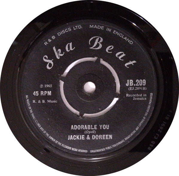 Jackie & Doreen : The New Vow / Adorable You (7", Single, 4 P)