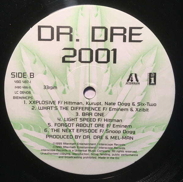 Dr. Dre : 2001 (2xLP, Album)
