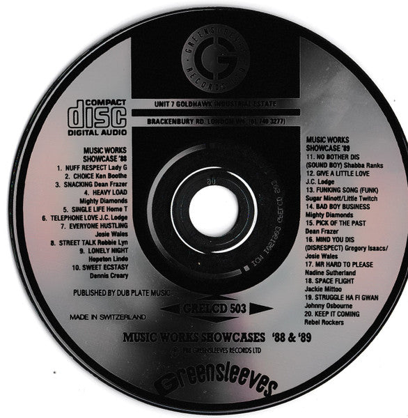 Various : Music Works Showcases 88/89 (CD, Comp)