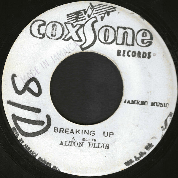Alton Ellis / Sound Dimension : Breaking Up / Breaking Up (Ver.) (7", Single)