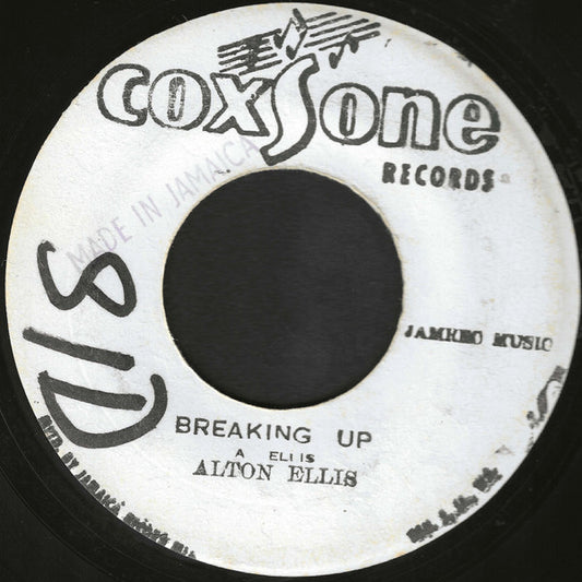 Alton Ellis / Sound Dimension : Breaking Up / Breaking Up (Ver.) (7", Single)