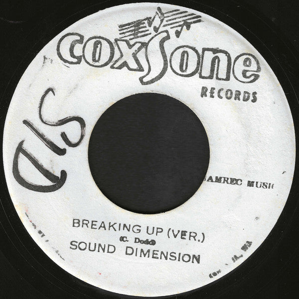 Alton Ellis / Sound Dimension : Breaking Up / Breaking Up (Ver.) (7", Single)