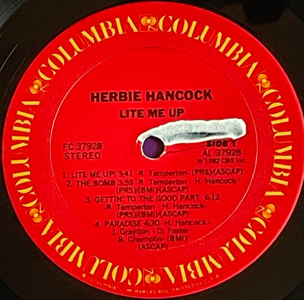 Herbie Hancock : Lite Me Up (LP, Album)